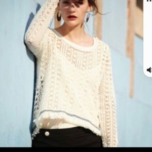 Anthropologie Akimi Kin Franca crop top